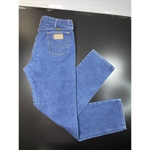 Mint Vintage 90s Wrangler 13MWZ Men's USA Made Blue Denim Jeans 37x34 Cowboy Cut